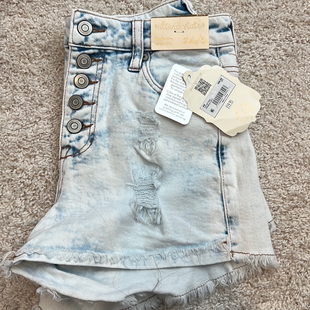 Altar’d State Jean Shorts-Never Worn